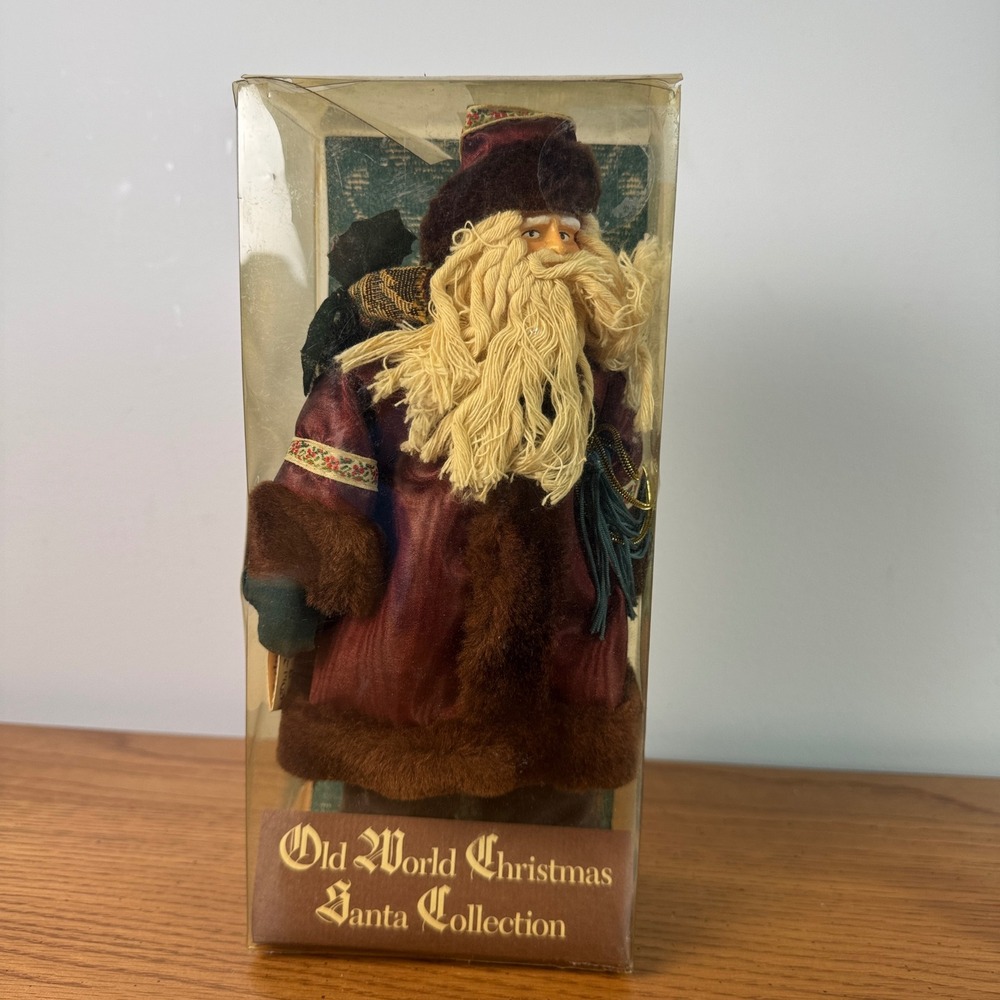 Old World Christmas Santa Collection Father Christmas England Doll‎